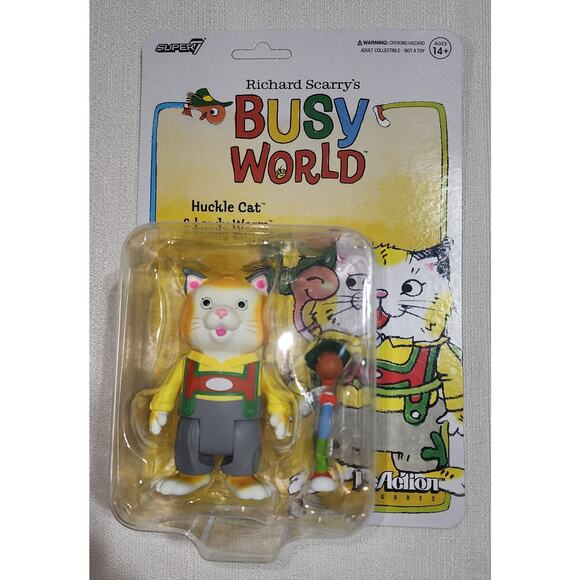 Busy World Huckle cat and lowly worm super seven figure - Picture 1 of 6
